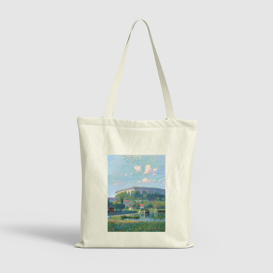 Scenic Park Pattern Canvas Bag