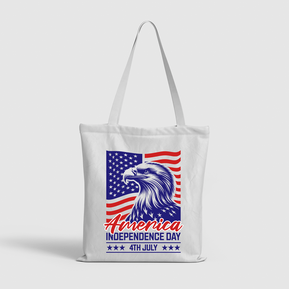 Celebrate Freedom - July 4th Eagle Tote Bag