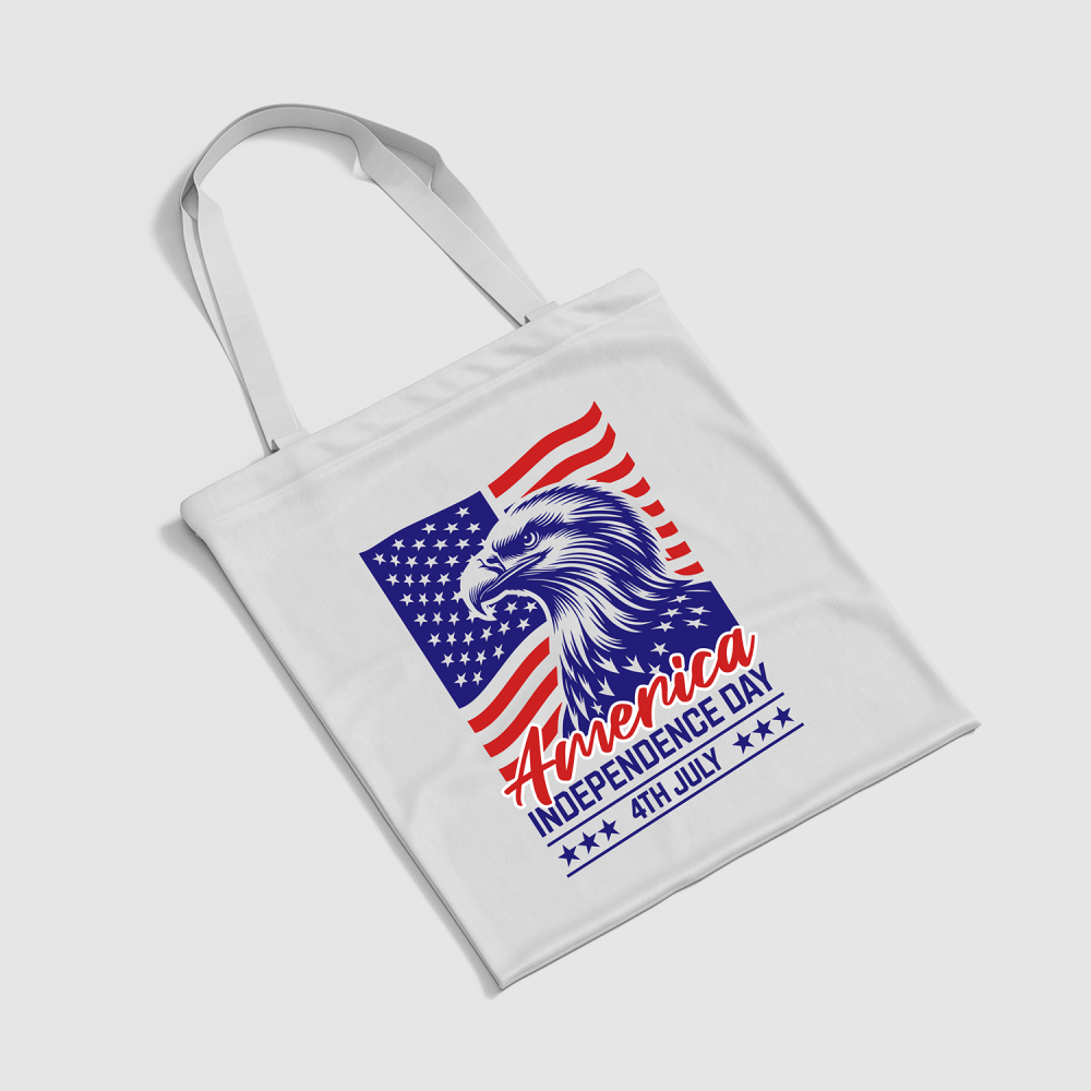 Celebrate Freedom - July 4th Eagle Tote Bag