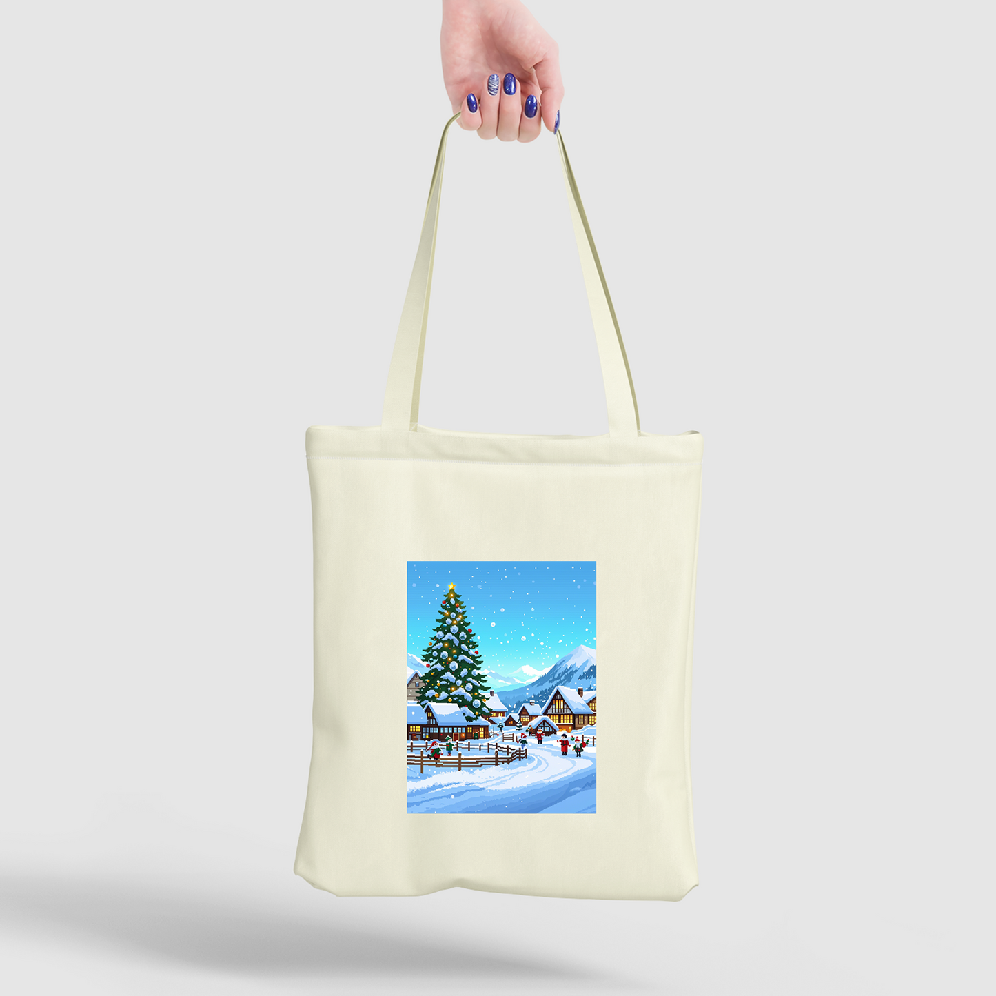 Christmas Winter Wonderland Canvas Bag