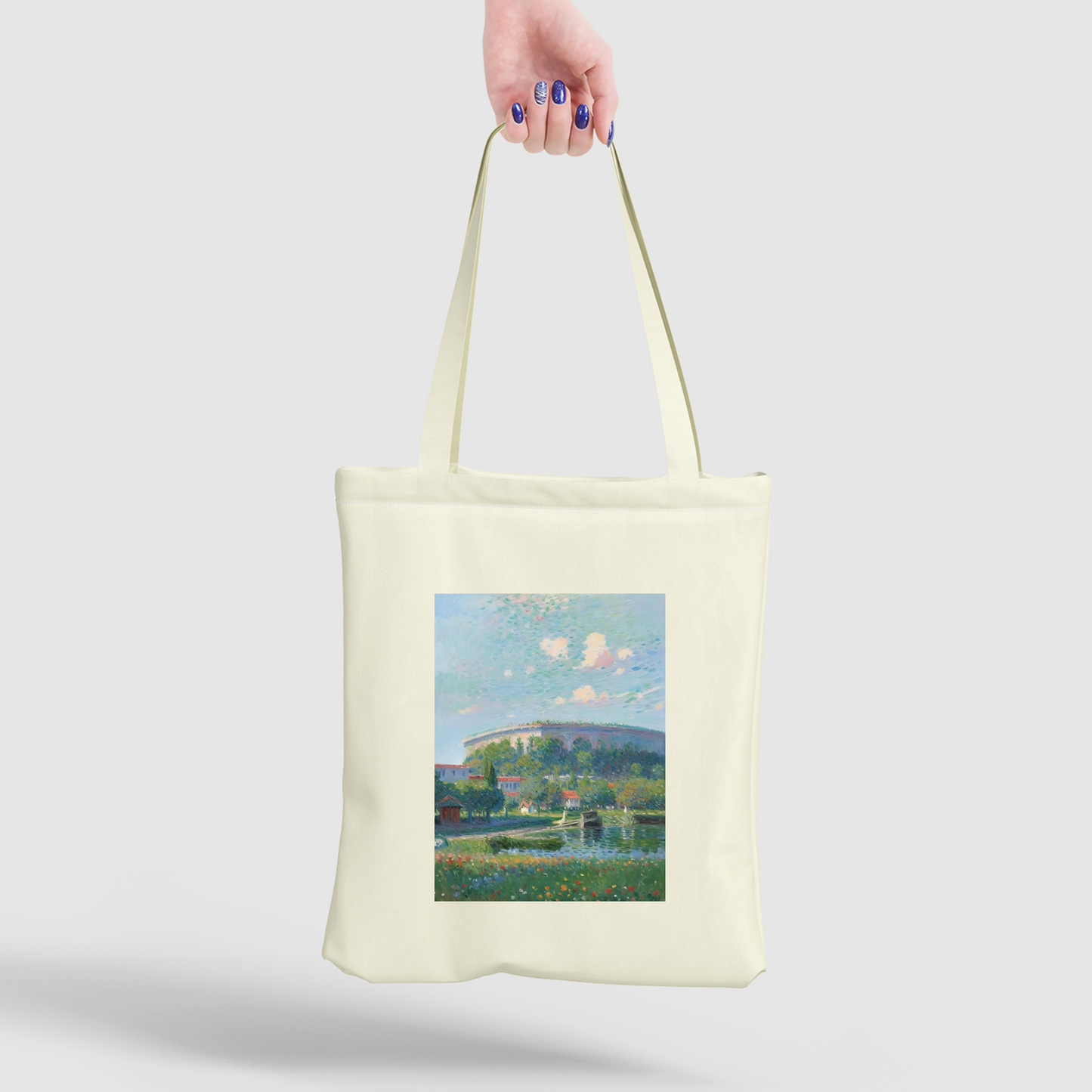 Scenic Park Pattern Canvas Bag