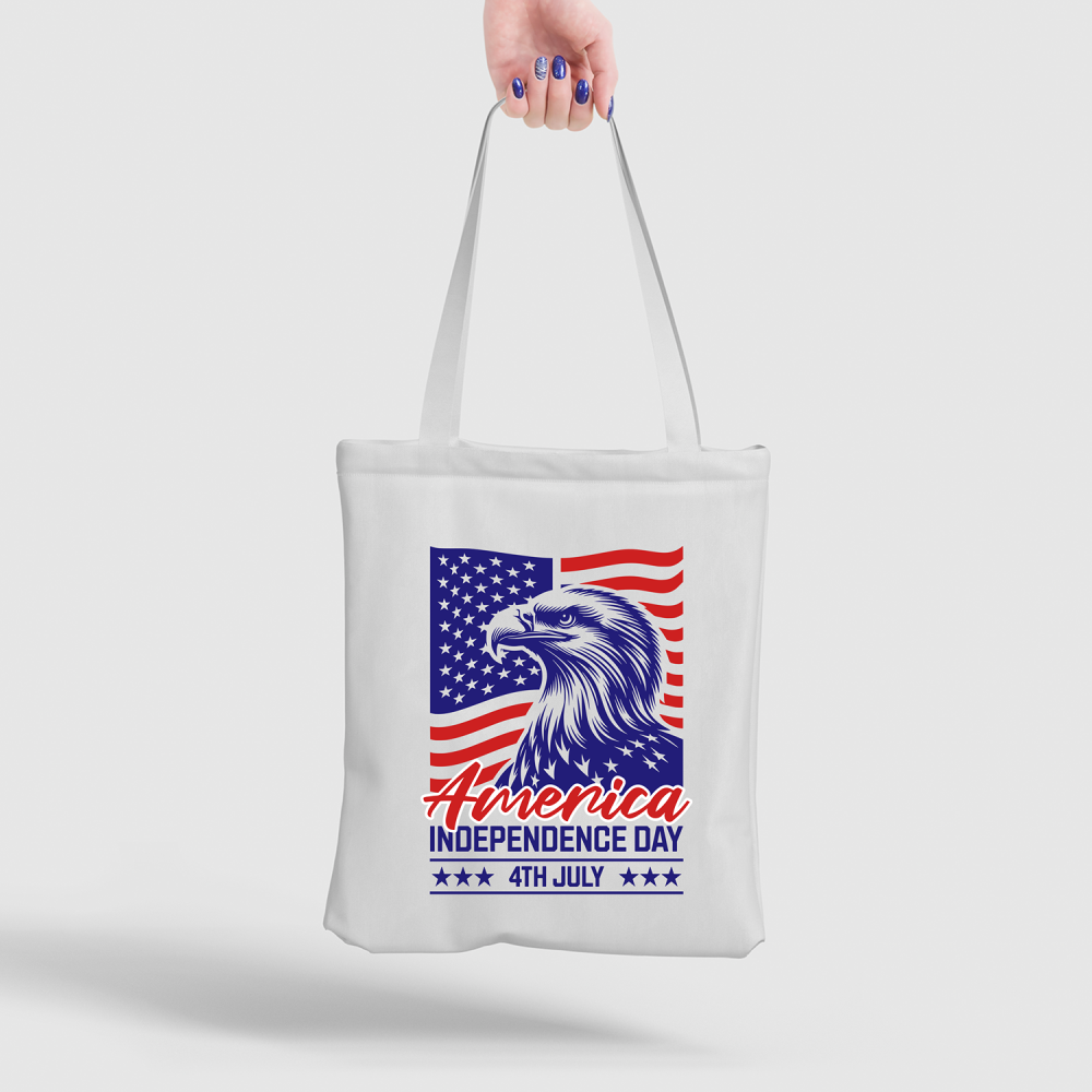 Celebrate Freedom - July 4th Eagle Tote Bag