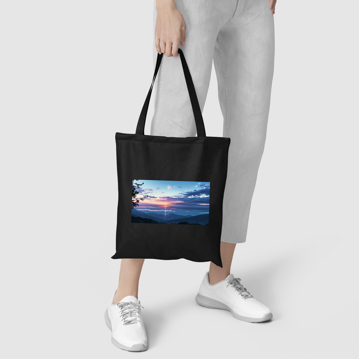 Enchanting Scenery Canvas Shopper Bag