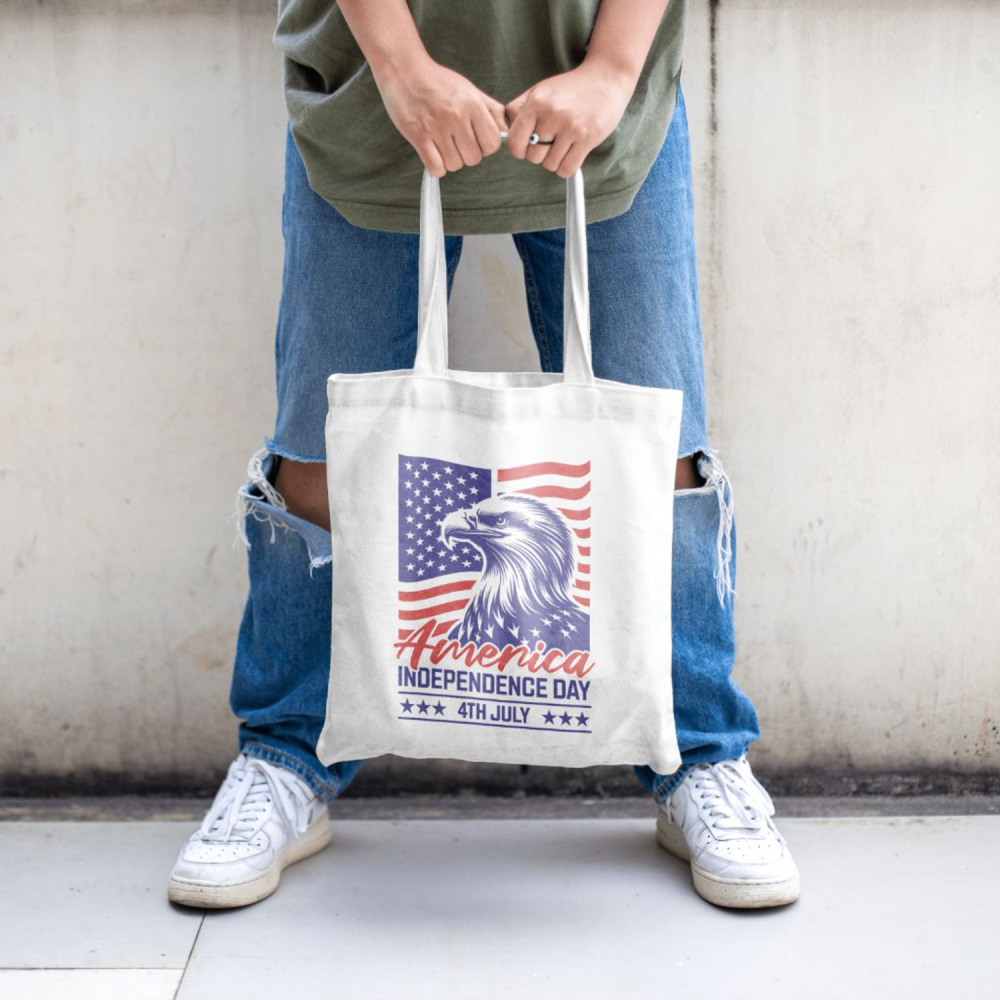 Celebrate Freedom - July 4th Eagle Tote Bag