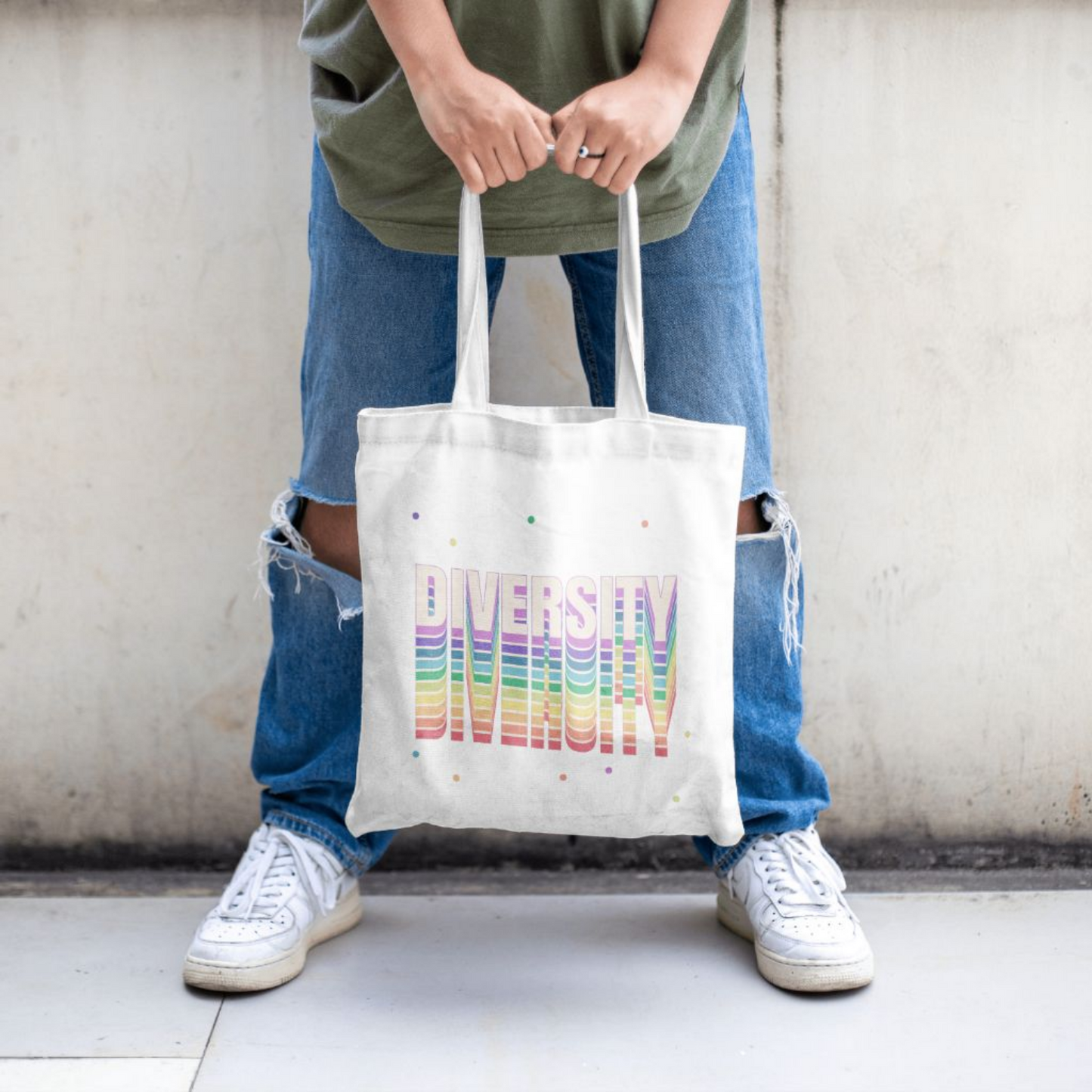 Pride Month Diversity Canvas Bag