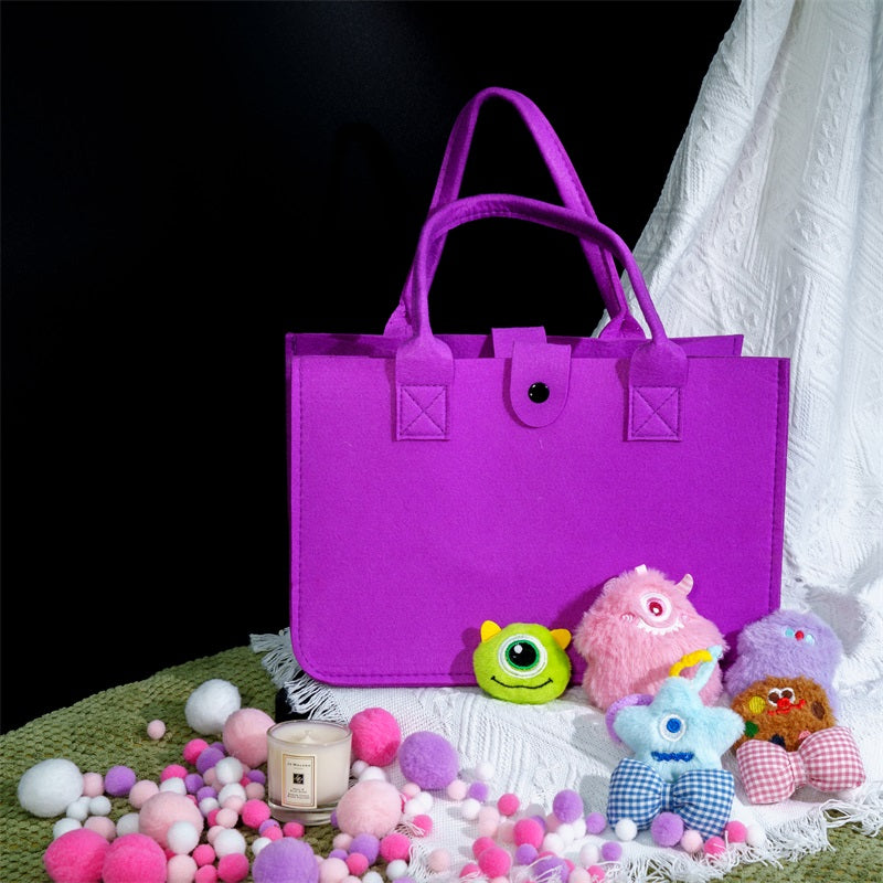 Purple DIY Felt Bag