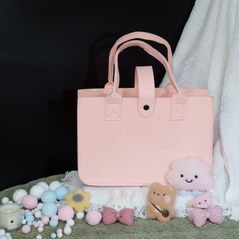 Light Pink DIY Felt Bag