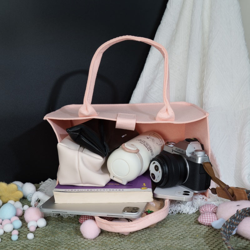 Light Pink DIY Felt Bag