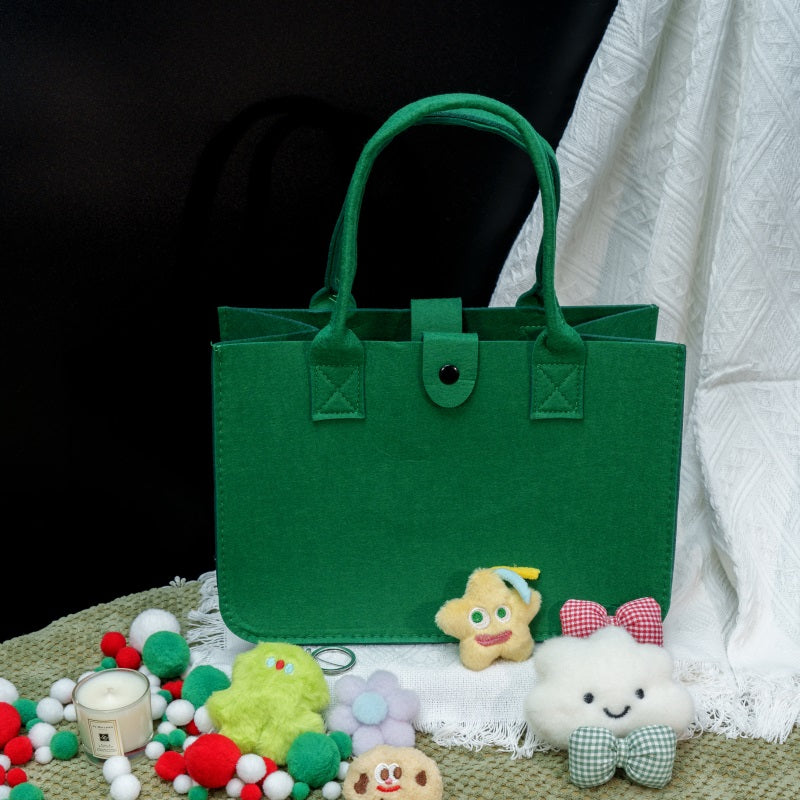 Dark Green DIY Felt Bag