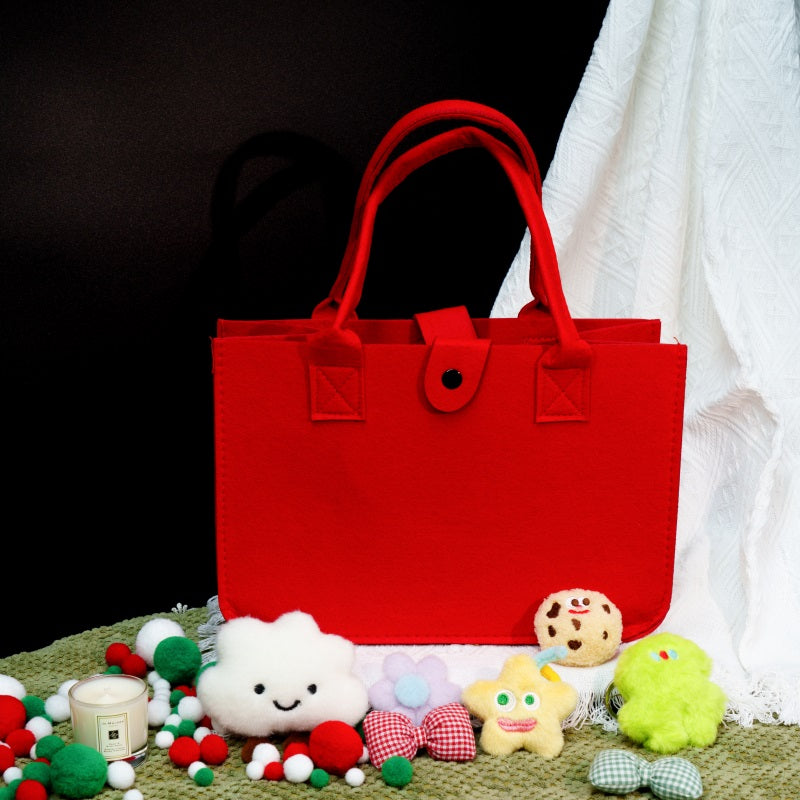 Red DIY Felt Bag