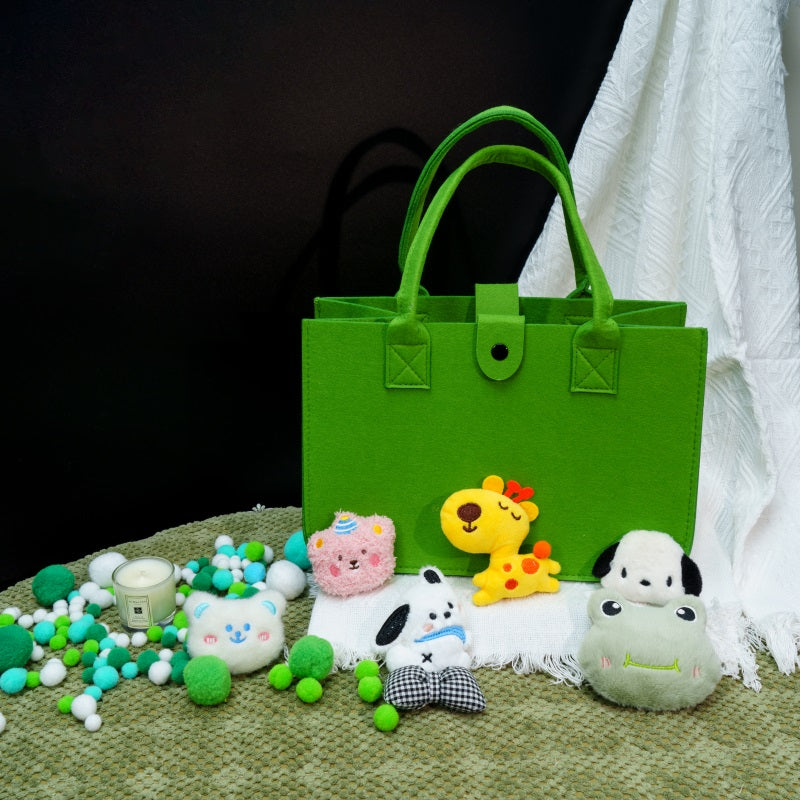 Grass Green DIY Felt Bag