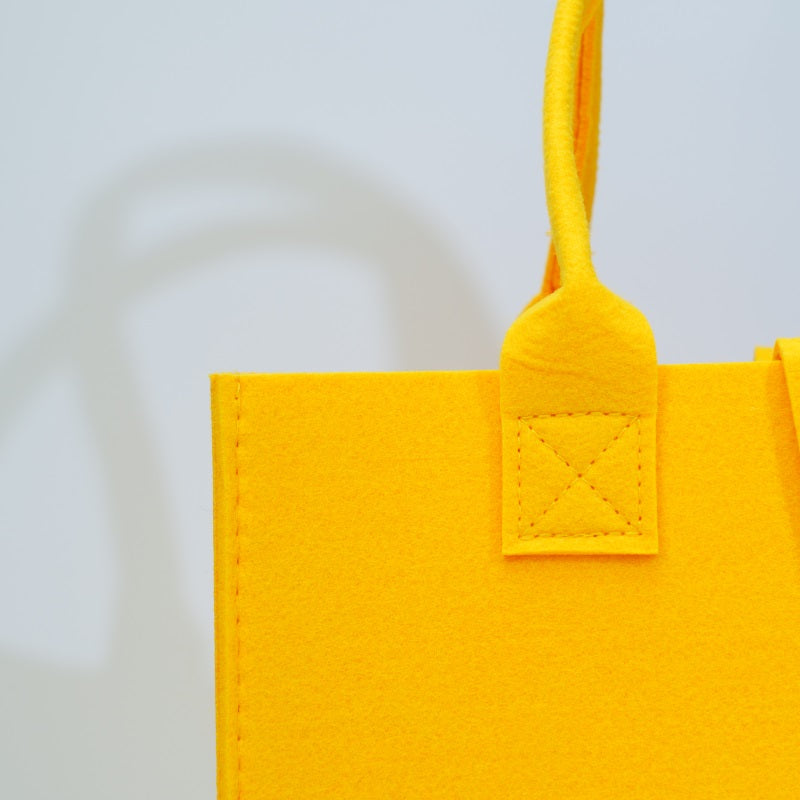 Yellow DIY Felt Bag