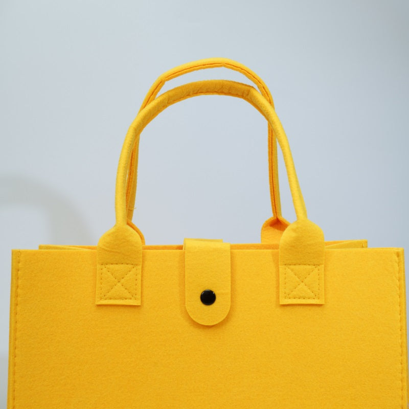 Yellow DIY Felt Bag