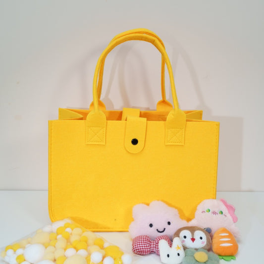 Yellow DIY Felt Bag