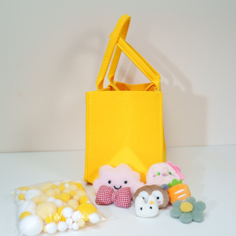 Yellow DIY Felt Bag