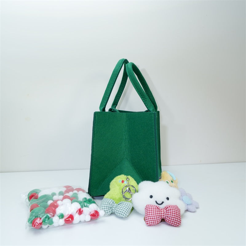 Dark Green DIY Felt Bag