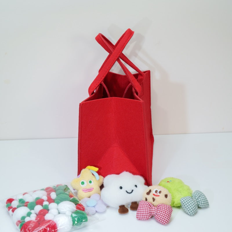 Red DIY Felt Bag