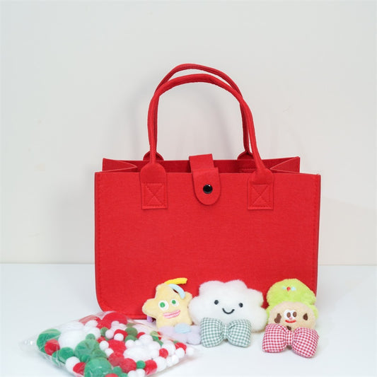 Red DIY Felt Bag