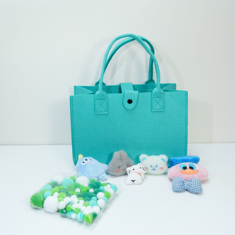 Tiffany Blue DIY Felt Bag