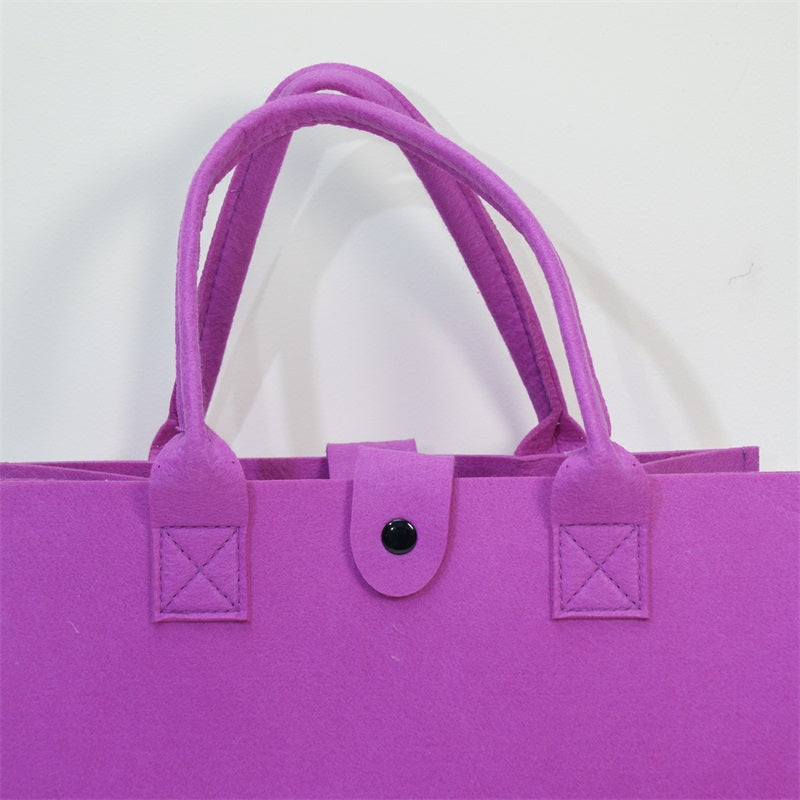 Purple DIY Felt Bag