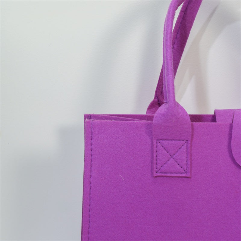 Purple DIY Felt Bag