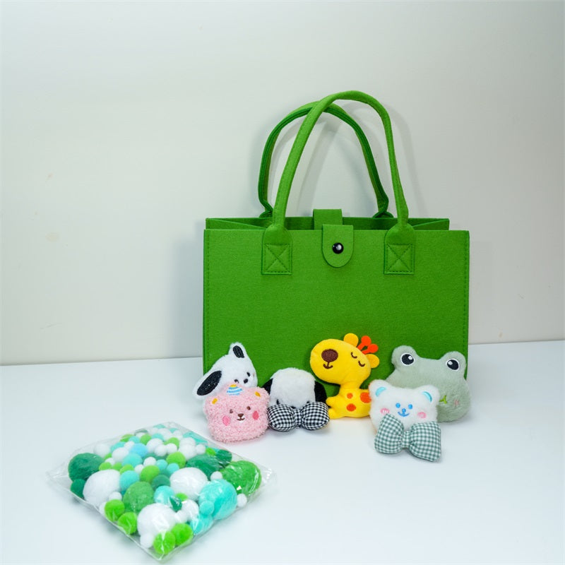 Grass Green DIY Felt Bag