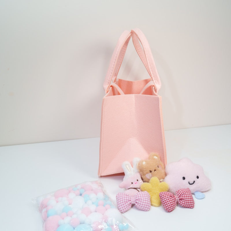 Light Pink DIY Felt Bag