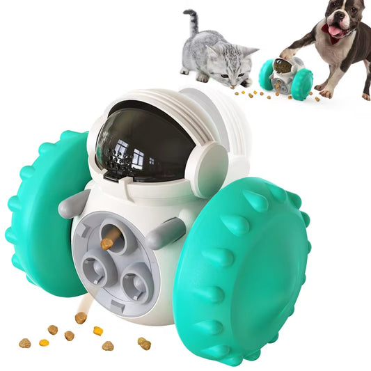 Interactive Pet Treat Dispenser Indestructible Durable Funny Toy