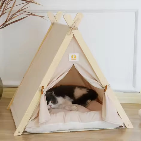 All Season Pet Tent with Washable Plush