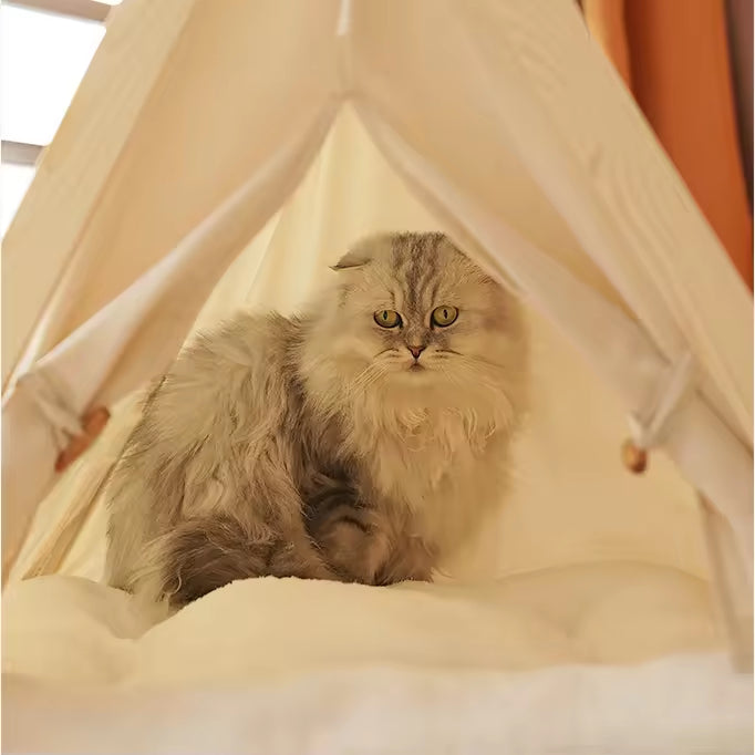 All Season Pet Tent with Washable Plush