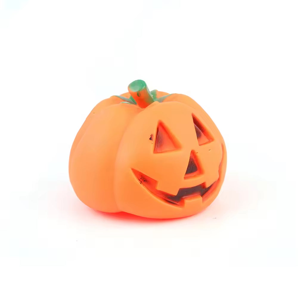 Halloween Pet Pumpkin Toys Latex Dog Chew and Grinding Toy