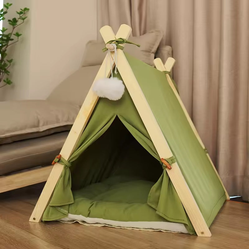 All Season Pet Tent with Washable Plush