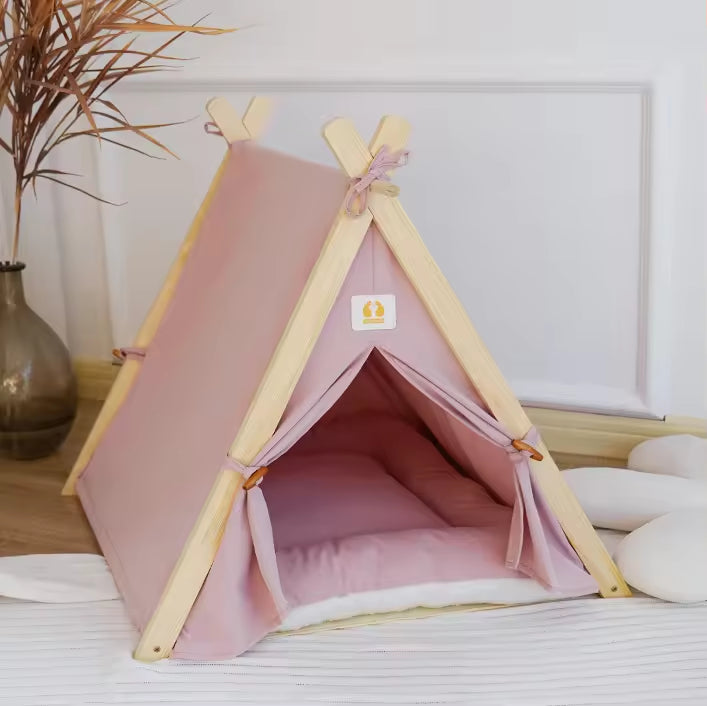 All Season Pet Tent with Washable Plush