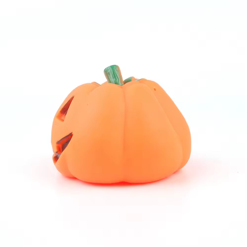 Halloween Pet Pumpkin Toys Latex Dog Chew and Grinding Toy