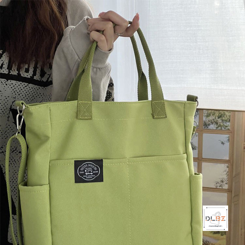 New Zipper Multi-Pocket Casual Single-Shoulder Crossbody Tote Bag