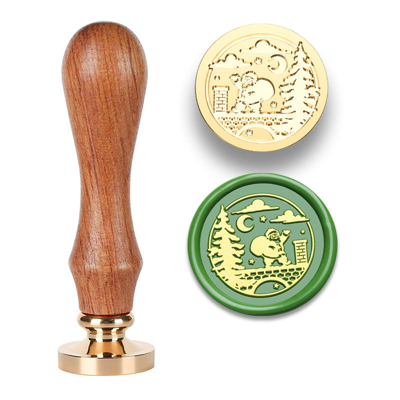 Christmas-Themed Wax Seal Stamp Set