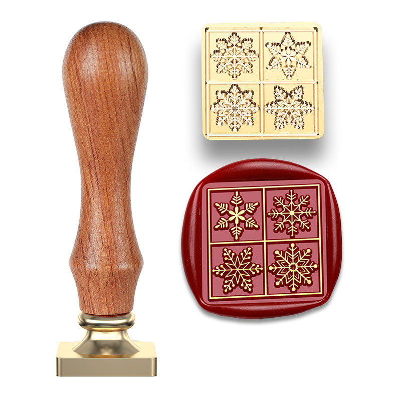 Christmas-Themed Wax Seal Stamp Set