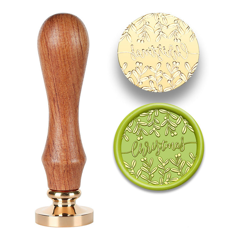 Christmas-Themed Wax Seal Stamp Set