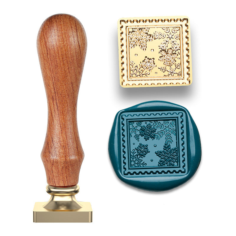 Christmas-Themed Wax Seal Stamp Set